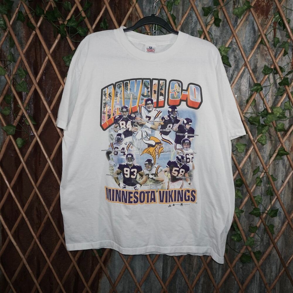 XL - Vintage Y2K Nfl T-Shirts hawaii minnesota vikings randy
